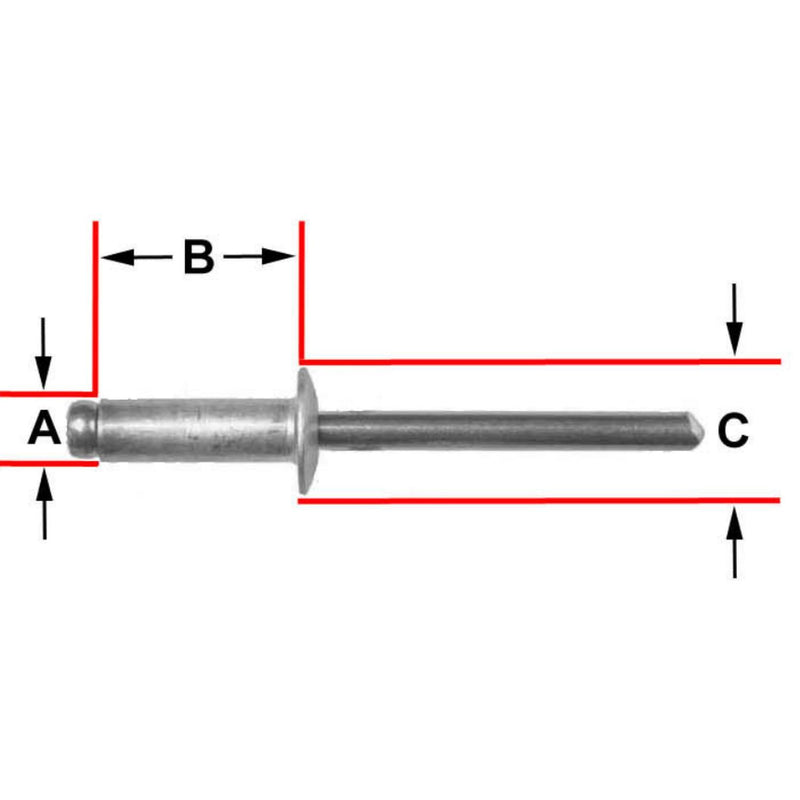 All Aluminum Pop Rivets