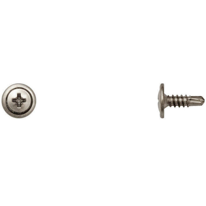 Disco Automotive Hardware Chrome Phil Oval Trim Screws