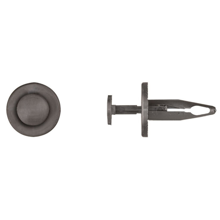 Disco Automotive Hardware Black Nylon Push Type Ret