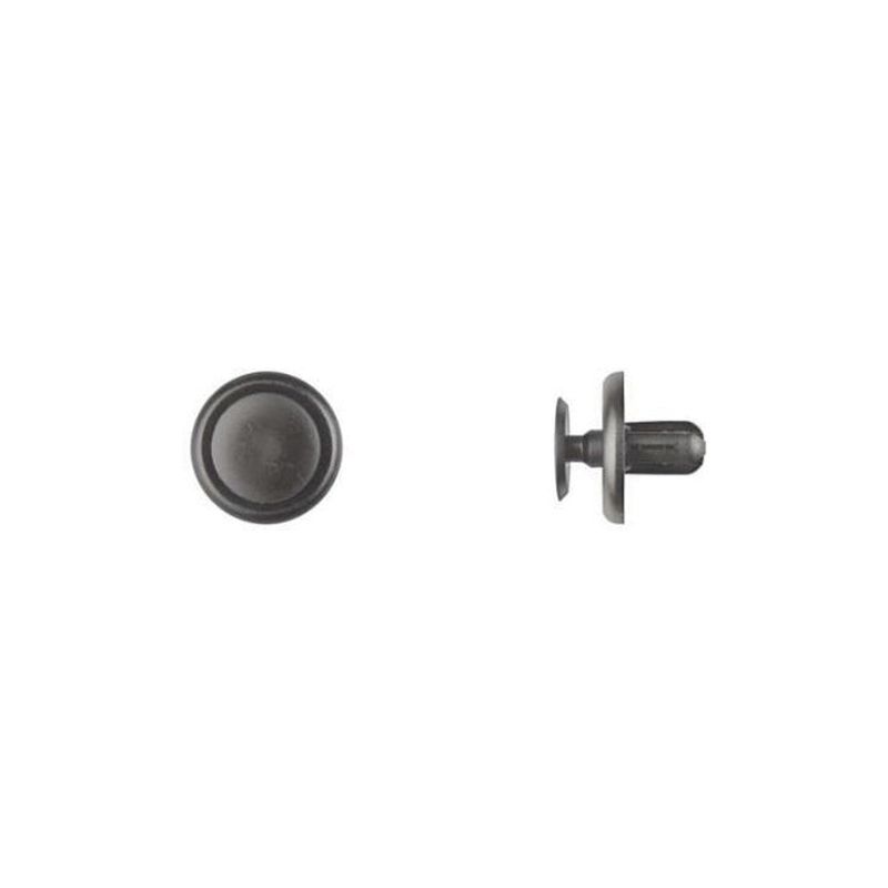 Disco Automotive Hardware 10569PK Push-Type Retainer, 10 mm L Stem x 9/32 in Hole, Nylon, Black
