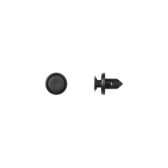 Disco Automotive Hardware 10681PK Push-Type Retainer, 13 mm L Stem x 25/64 in Hole, Nylon, Black