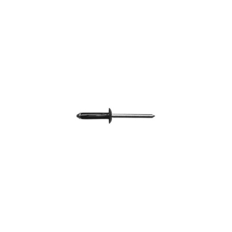 Hardware 1609PK Molding Split Rivet 3/16 in Dia Aluminum Black