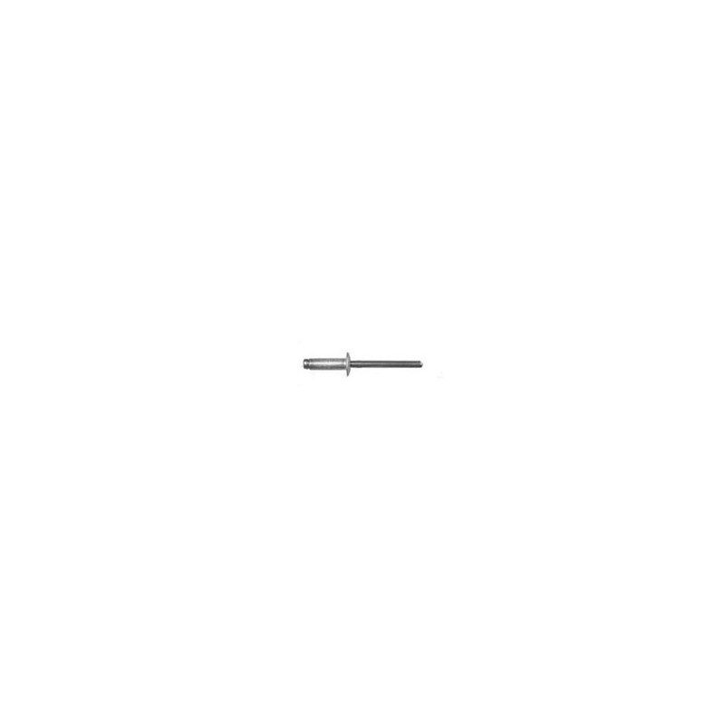Hardware Dome Flange Pop Rivet, 3/16 in Dia, 1/8‑1/4 in Grip, Aluminum, Part 1900MT