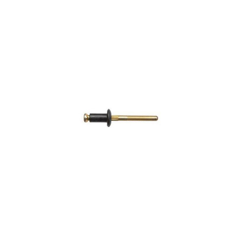 Hardware 4009MT Outside Door Handle Rivet, 1/4 in Dia x 3/32‑1/8 in Grip, Black