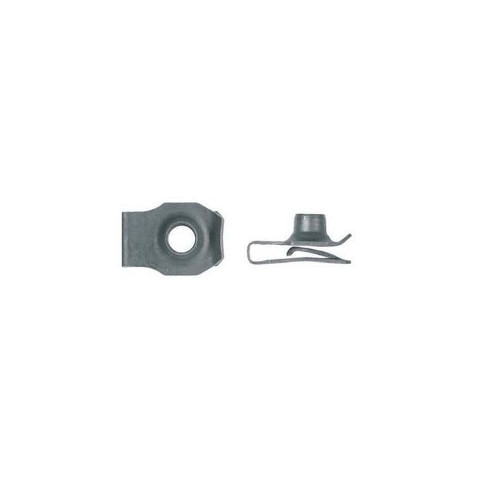 Disco Automotive Hardware 5412MT Extruded U-Nut, 3/8 in - 16 TPI Screw, Black