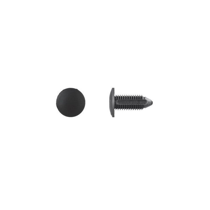 Disco Automotive Hardware 5648PK Bumper Fascia Retainer, 22 mm Dia Head x 30 mm L Stem x 25/64 in Ho