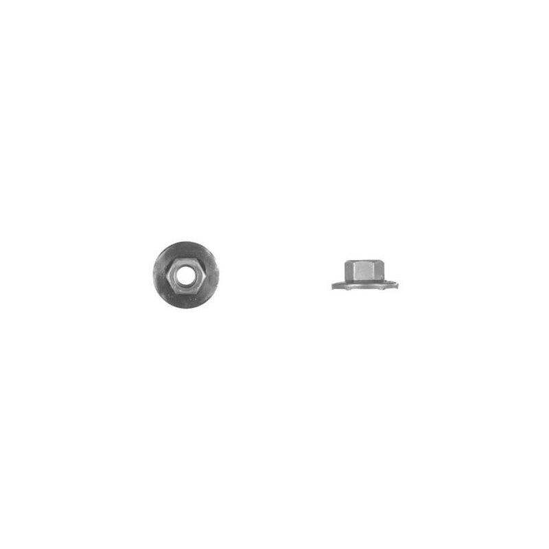 5915PK Hex Nut, M6 x 1 mm Screw x 10 mm Hex, Black Phosphate