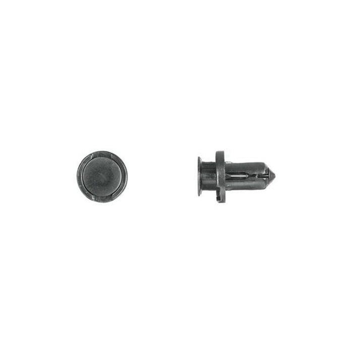 Disco Automotive Hardware 9294PK Push-Type Retainer, 15 mm L Stem x 25/64 in Hole, Nylon, Black
