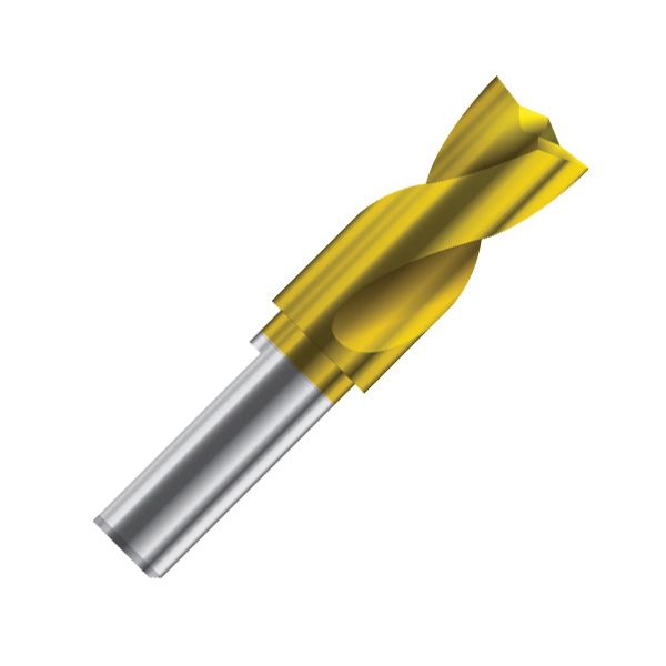 DF1610T Spot Weld Drill Bit 10 mm Titanium Nitride Coating, 45 mm Length