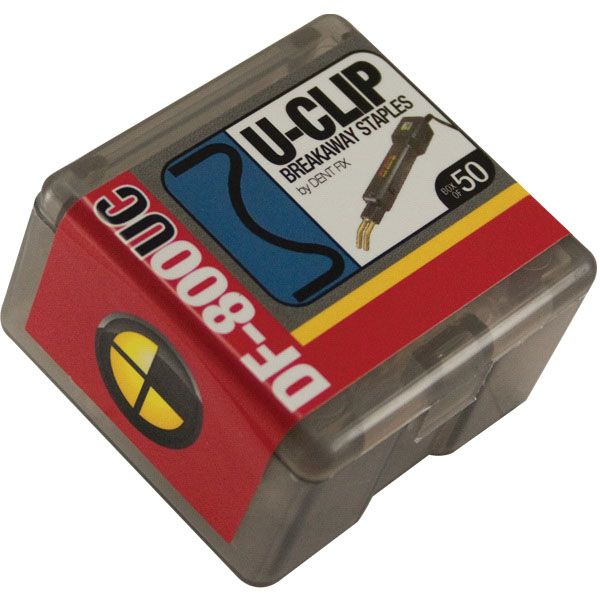 Dent Fix Equipment DF-800UC50 Breakaway Staple U-Clip, Stainless Steel, Use With: DF-400BR, DF-800BR