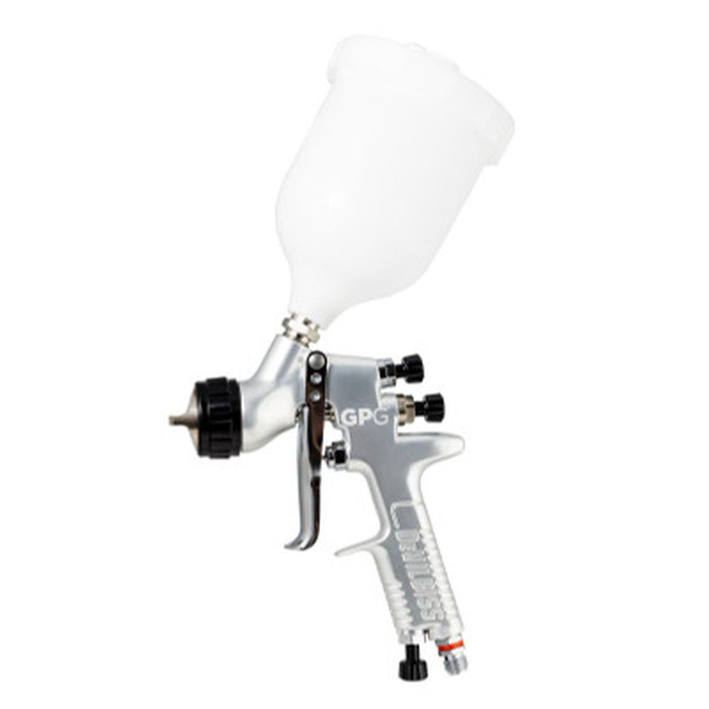 DeVilbiss 905026 Gravity Feed Spray Gun with Cup, 1.4, 1.6 mm Nozzle