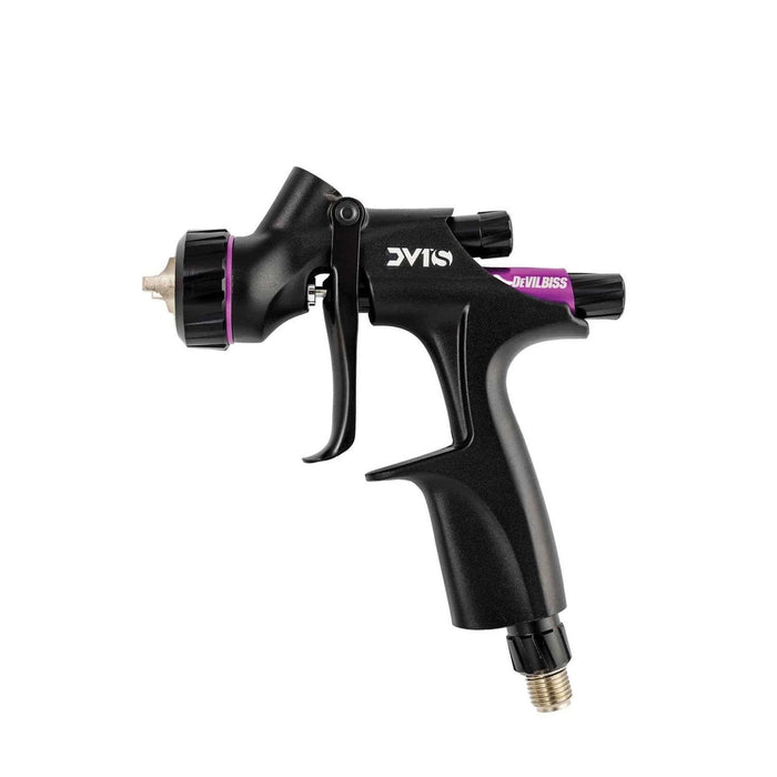 DeVilbiss 704532 DV1 S1 Gravity Feed Spray Gun Kit with 1 mm Nozzle and 125 mL Acetyl Cup — view 2