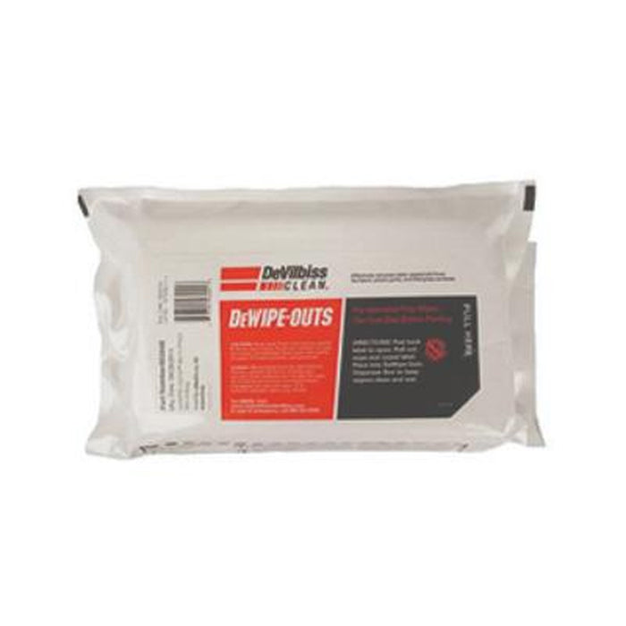DeVilbiss 803046 DeWipe-Outs Climate Prep Wipe 11×17 in White, Pouch Pack