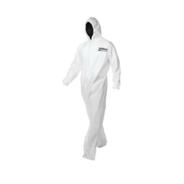 DeVilbiss 803674 3X-Large Disposable Coverall White Nylon Elastic Waist, Part 803674 — view 2