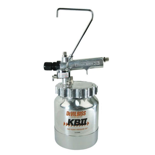 DeVilbiss KBII 120033 Single Regulation Pressure Cup, 2 qt Tank