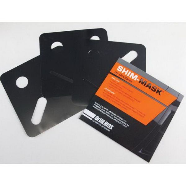 803654 CLEAN Masking Stencil, 304 Stainless Steel for paint and clear coat sanding