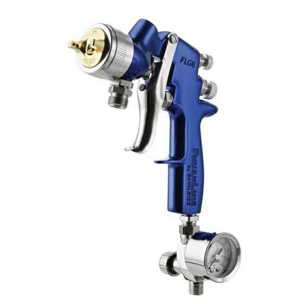 DeVilbiss FinishLine FLG-574-13 Pressure Feed Spray Gun, 1.3 mm Nozzle, 100 psi