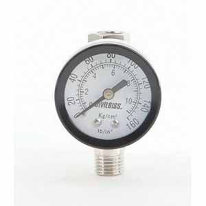 HAV-501 High Output Air Adjusting Valve with Gauge, 1/4 in MNPT Inlet x 1/4 in FNPT Outlet