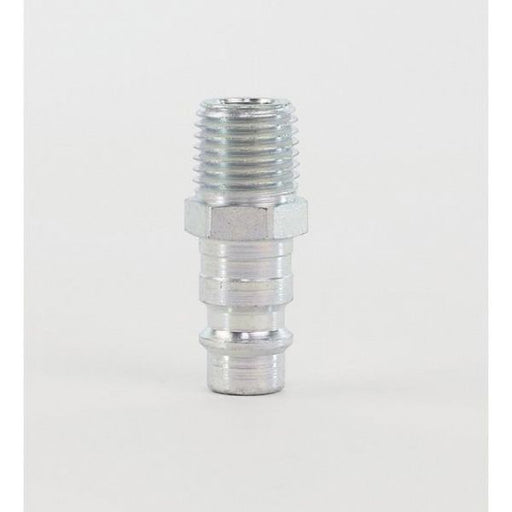 DeVilbiss HC-1166 Quick Disconnect Stem, 1/4 in MNPT, 230 psi, Natural Steel