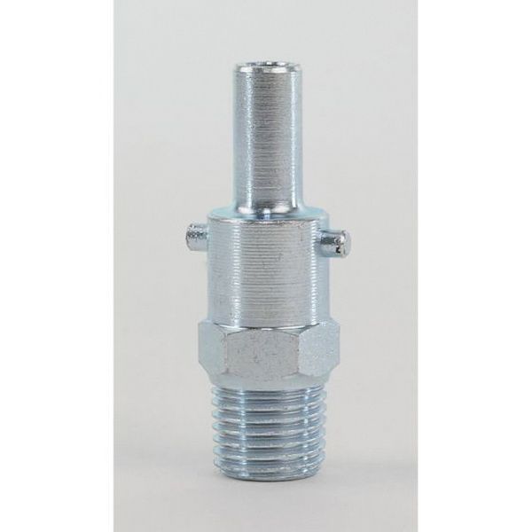 DeVilbiss P-H-4069 Air Bayonet Quick Disconnect Stem, 1/4 in MNPT, 250 psi, Steel