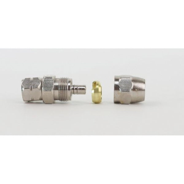 DeVilbiss P-HC-4523 Reusable Straight Hose Connector, 1/4 in NPS