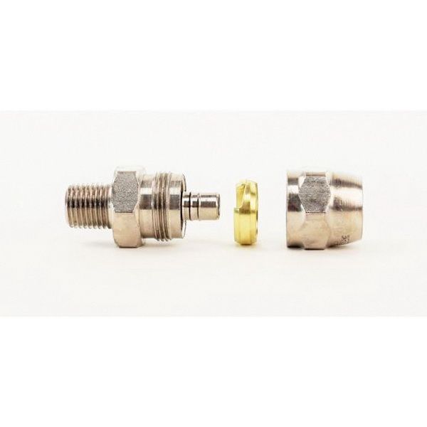 Reusable Straight Hose Connector P-HC-4527 1/4 in FNPS