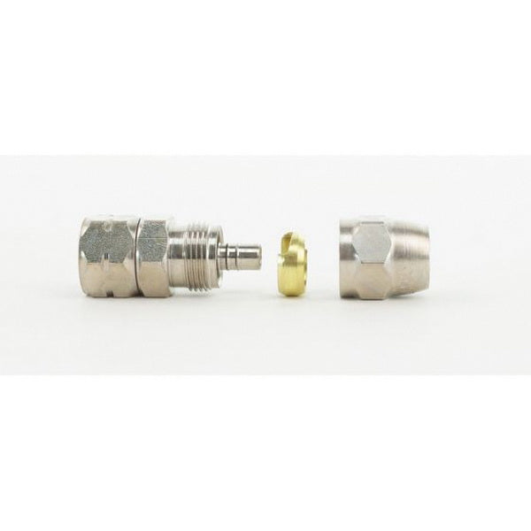 DeVilbiss P-HC-4543 Reusable Straight Hose Connector, 3/8 in FNPS