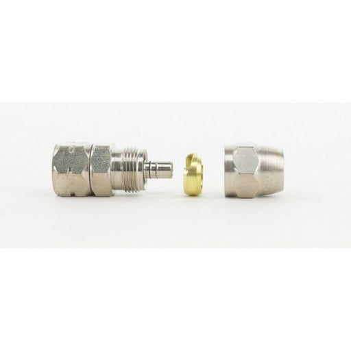DeVilbiss P-HC-4543 Reusable Straight Hose Connector, 3/8 in FNPS