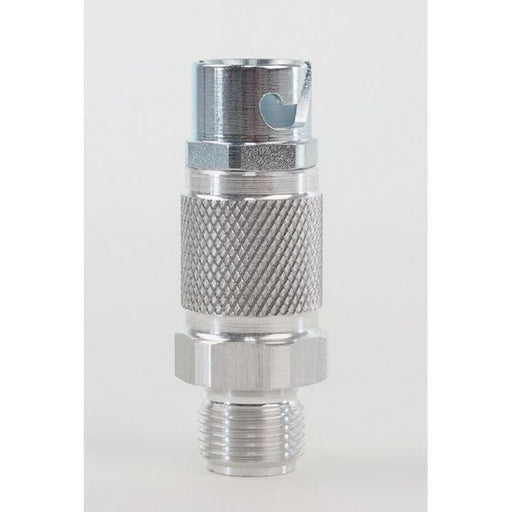 DeVilbiss P-HC-4808-1 Bayonet Style Quick Disconnect Fluid Coupler, 3/8 in MNPS, 500 psi, Aluminum