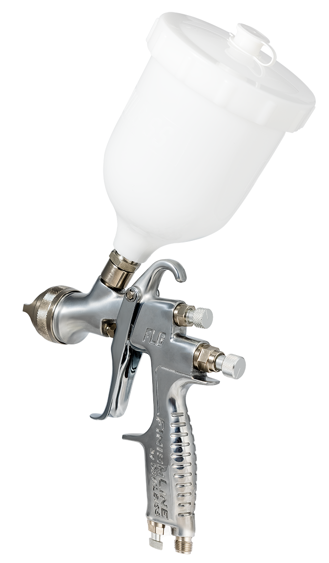 DeVilbiss FinishLine 905163 Gravity Feed Spray Gun with Cup, 1.3, 1.4, 1.8 mm Nozzle
