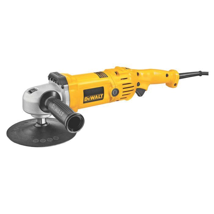 DWP849 Variable Speed Corded Polisher, 7 in, 9 in Dia Pad, 5/8-11 Arbor/Shank, 2-Position Sid