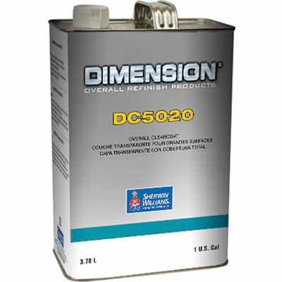 Sherwin-Williams Dimension PRO DC5020-1 High Solid National Rule Multi/Overall Clearcoat, 1 gal Can,