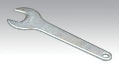 DYNABRADE® 50679 Open-End Wrench, For Dynabrade 10300 3-1/2 in, 10301 3-1/2 in, 10302 3-1/2 in Sanders