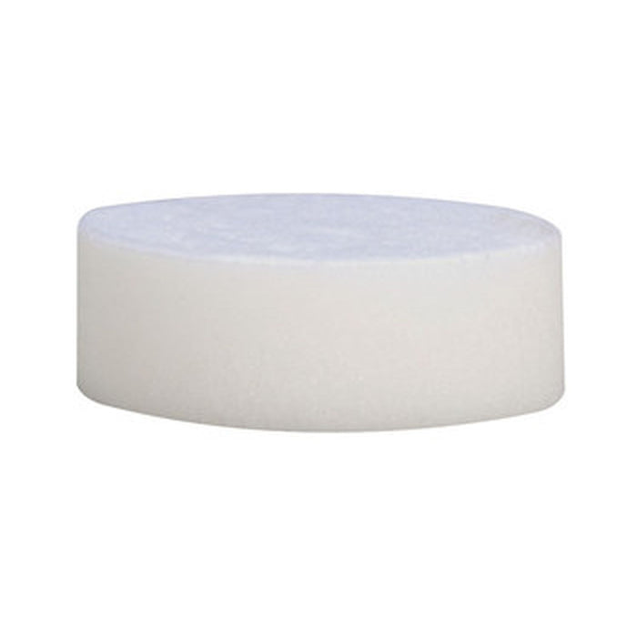 Dynabrade 90038 Flat Non-Vacuum Polishing Pad, 3 in Overall Dia, Hook, White