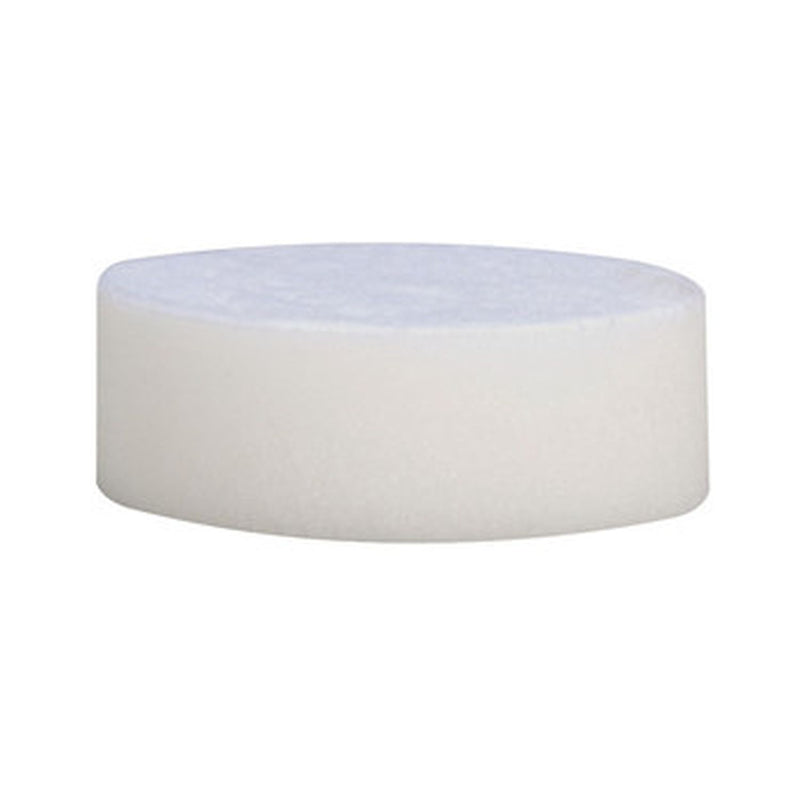 Dynabrade 90038 Flat Non-Vacuum Polishing Pad, 3 in Overall Dia, Hook, White