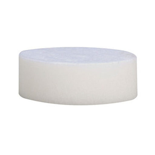 Dynabrade 90038 Flat Non-Vacuum Polishing Pad, 3 in Overall Dia, Hook, White