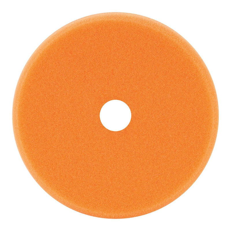 5-1/2" Dynacut Orange Foam Flat Face Polishing Pad, Hook and Loop