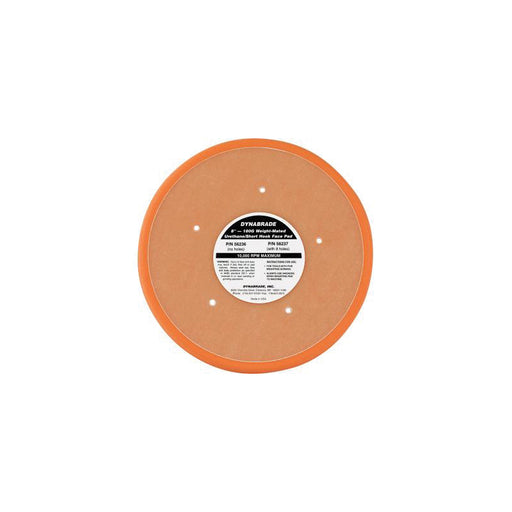 Dynabrade 56236 Non-Vacuum Short Nap Disc Backing Pad, 8 in Dia, Urethane/Vinyl, Hook Attachment, 5