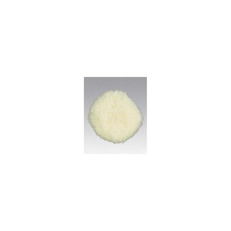 Dynabrade 90028 Non-Vacuum Polishing Pad, 3 in Overall Dia, Hook, White