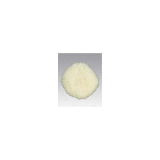 Dynabrade 90028 Non-Vacuum Polishing Pad, 3 in Overall Dia, Hook, White