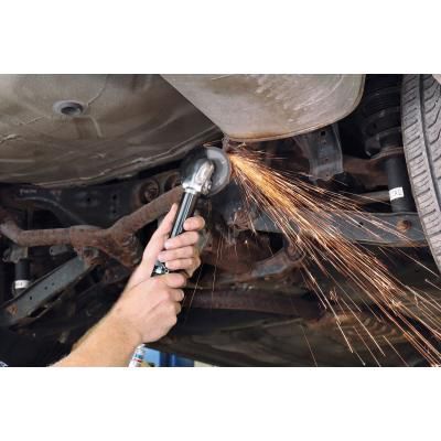 Dynabrade ECU4 Nitro Right Angle Straight Extension Cut-Off Tool, 4 in, 14000 rpm, 1 hp, 37 scfm