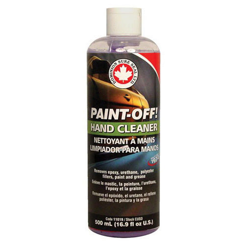 Dominion Sure Seal SURE SEAL 11019 Paint Off Hand Cleaner, 500 mL Case, Liquid, Violet