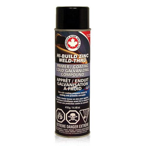 SURE SEAL 24090 High Build Zinc Weld-Thru Primer, 14.46 oz Aerosol Can, 10 to 15