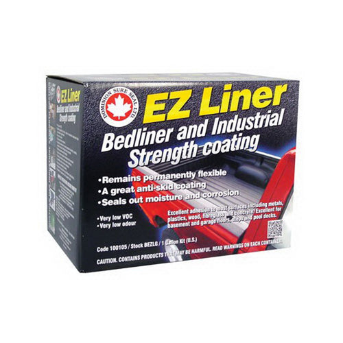 Dominion Sure Seal SURE SEAL EZ Liner BEZLG 3-Part Bedliner, 1 gal, Black (Part A and Part B), Light