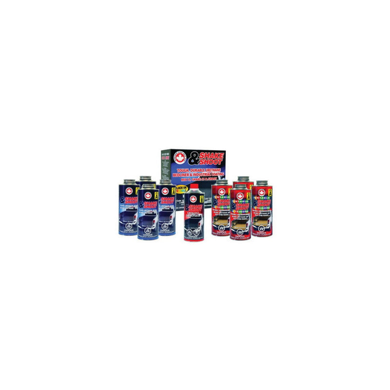 Dominion Sure Seal SURE SEAL Shake and Shoot BSSBLT 2-Part Tintable Bed Liner Coating, 3.6 L
