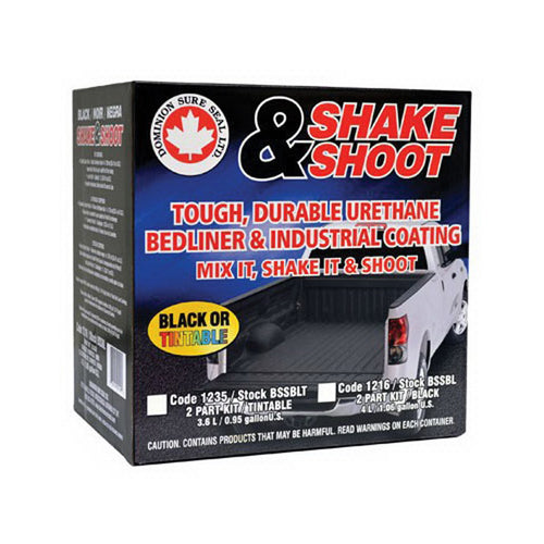 Dominion Sure Seal SURE SEAL Shake and Shoot BSSBLT 2-Part Tintable Bed Liner Coating, 3.6 L — view 2