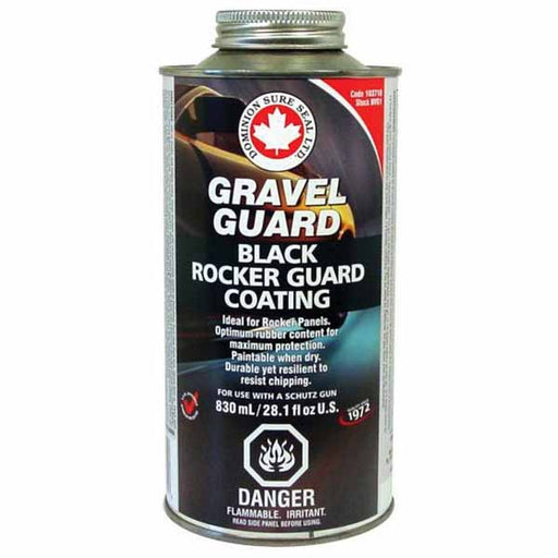 Dominion Sure Seal SURE SEAL BVG1 Gravel Guard, 1 qt Can, Black, Liquid, Coarse Texture