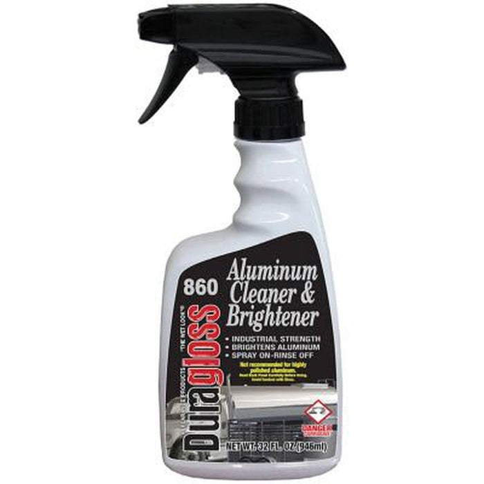 DURAGLOSS Hd Aluminum Cleaner And Brightener, 32 Oz, Liquid
