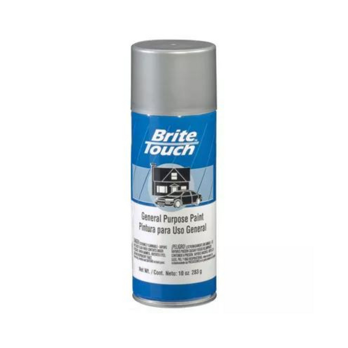 Dupli-Color® Brite Touch™ BT53 General Purpose Automotive Spray Paint, 10 oz Aerosol Can, Gloss Aluminum