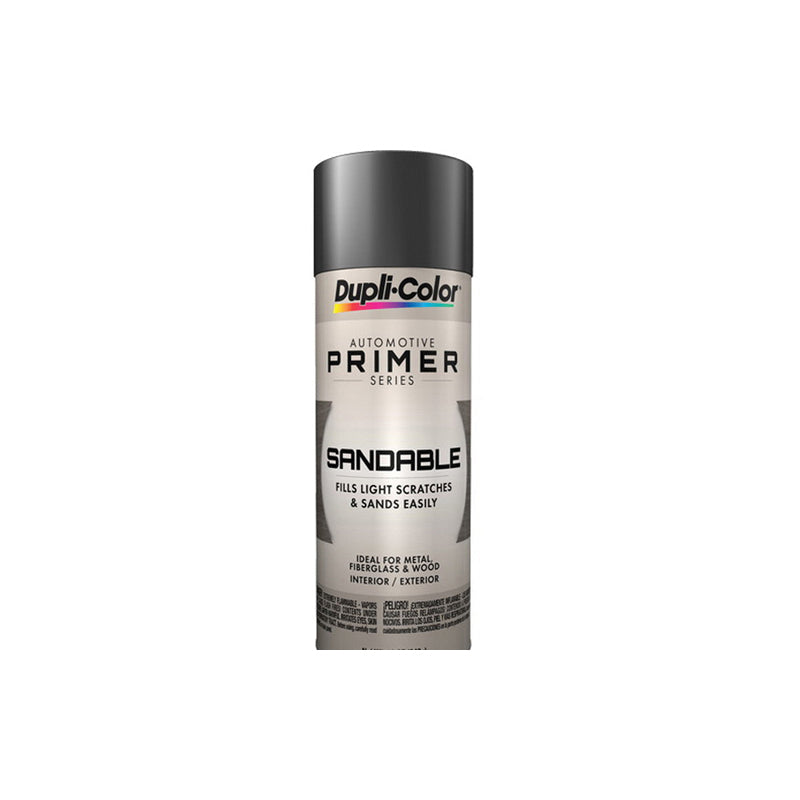 Dupli-Color DAP1698 Lacquer Sandable Primer, 12 oz Aerosol Can, Smooth Black Hot Rod